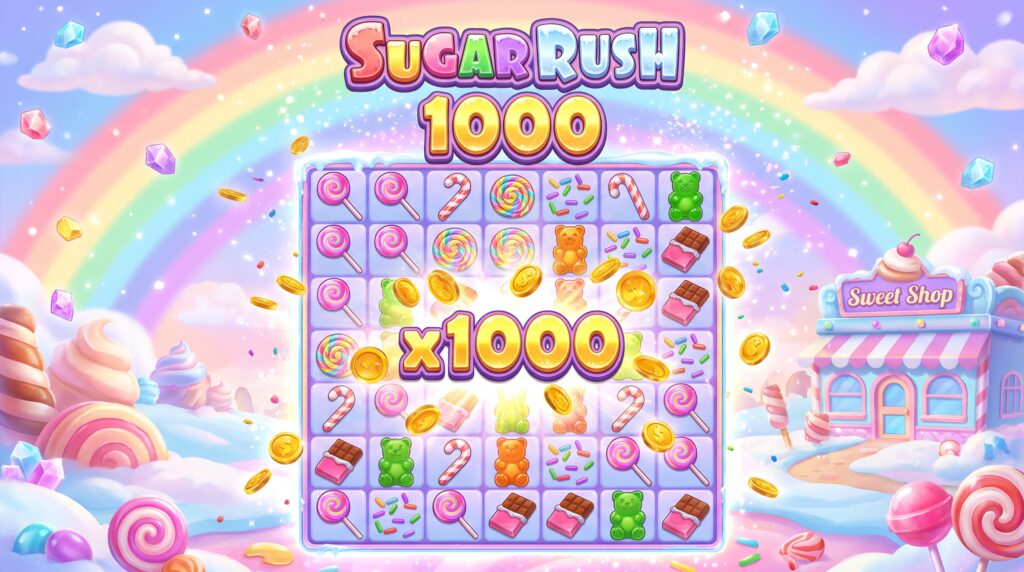 Sugar Rush 1000 slot - análise completa no LuckyCove